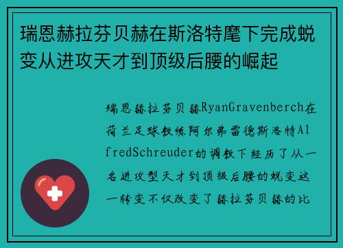 瑞恩赫拉芬贝赫在斯洛特麾下完成蜕变从进攻天才到顶级后腰的崛起 瑞恩赫拉芬贝赫在斯洛特麾下完成蜕变从进攻天才到顶级后腰的崛起